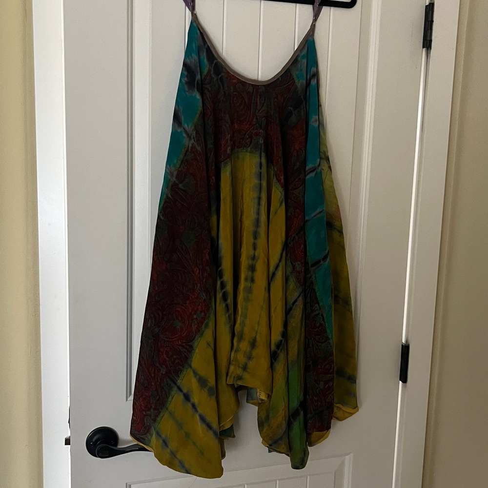 KANTHA BAE SILK Moonchild Mini Dress Reversible Free Size - Picture 6 of 14